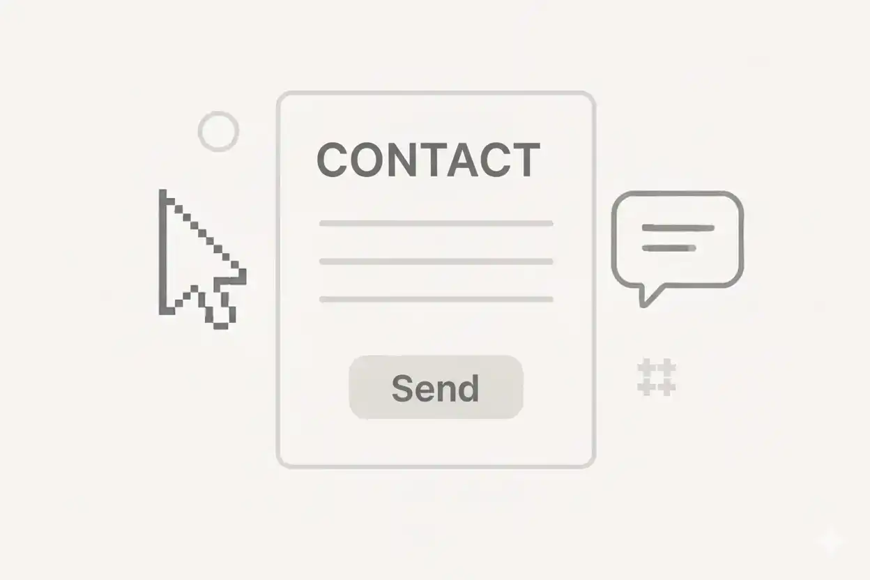 Contact form illustration for website SEO and digital marketing services Contact form illustration for website SEO and digital marketing services